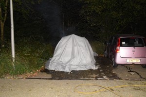 car fire blanket